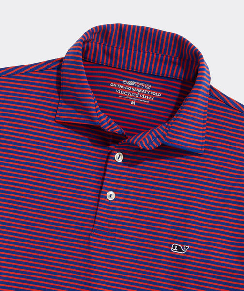 Shop Tri-Color Bradley Stripe Sankaty Polo at vineyard vines