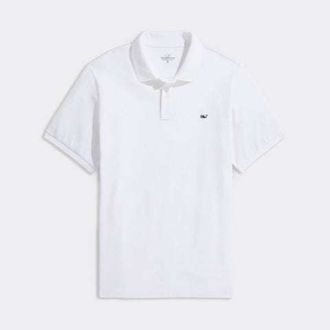 Heritage Pique Polo in White Cap by Vineyard Vines