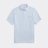 Printed Sankaty Polo in Overboard All Wht by Vineyard Vines