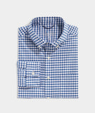 On-The-Go brrr° Gingham Shirt in Blue Bay by Vineyard Vines