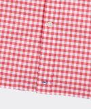 On-The-Go brrr° Gingham Shirt in Sailors Red by Vineyard Vines
