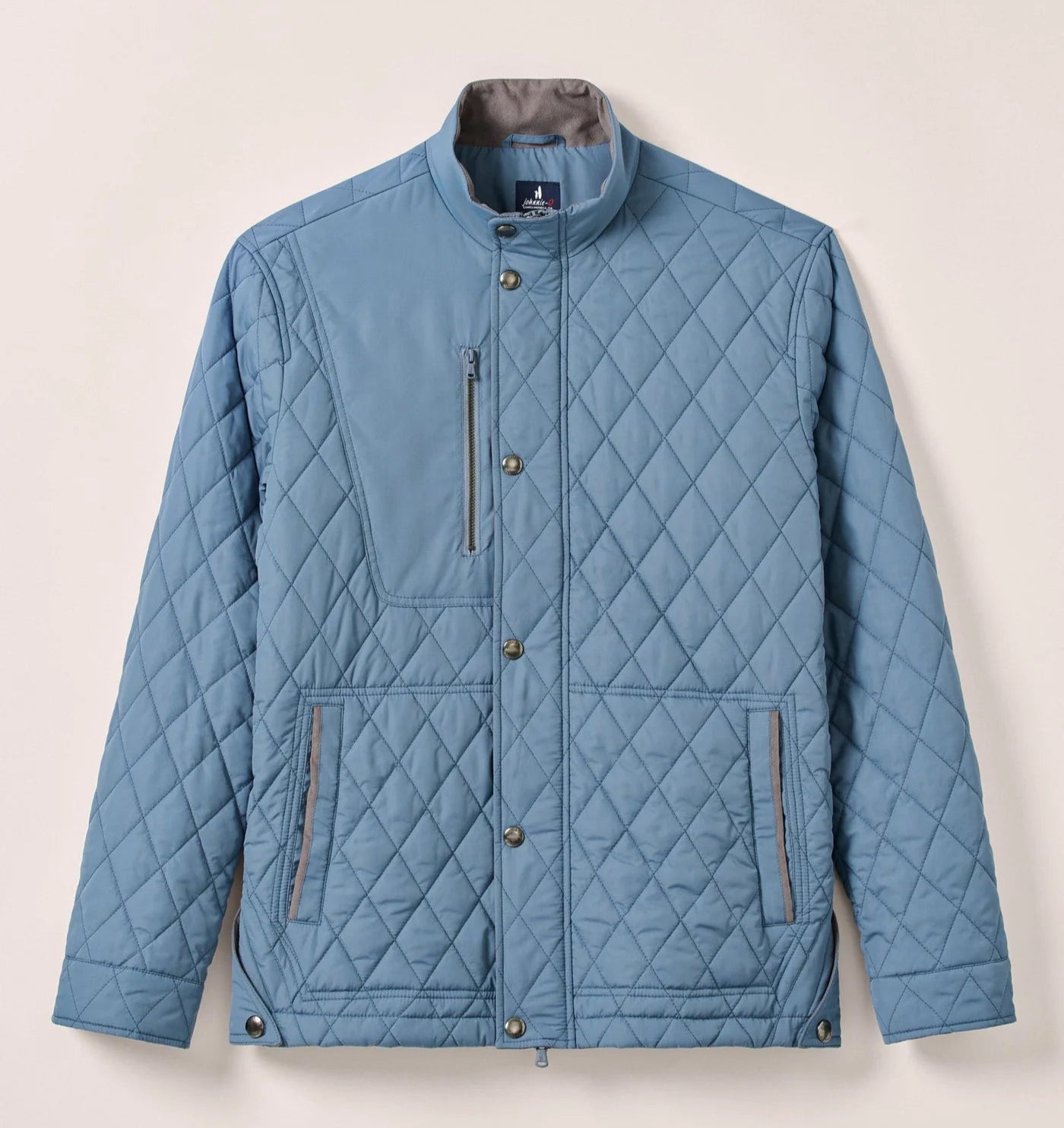 Juno Quilted Snap Jacket in Sailor by Johnnie-O – Logan's of Lexington