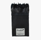 Obsidian Feather Pocket Square by Brackish