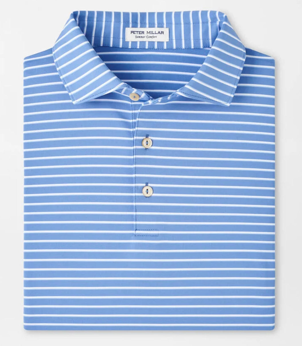 Dunnes Performance Jersey Polo in Evening Tide by Peter Millar Dunnes Performance Jersey Polo in Evening Tide by Peter Millar