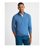 Vaughn Striped PREP-FORMANCE 1/4 Zip Pullover in Pipeline by Johnnie-O
