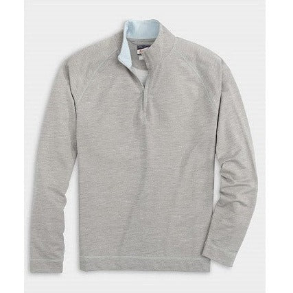 Bannister Heathered 1/4 Zip Pullover in Quarry by Johnnie-O