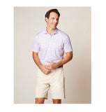 Vern Printed Jersey Performance Polo in Lake by Johnnie-O