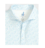 Sneaks Printed Featherweight Performance Polo in Maliblu by Johnnie-O