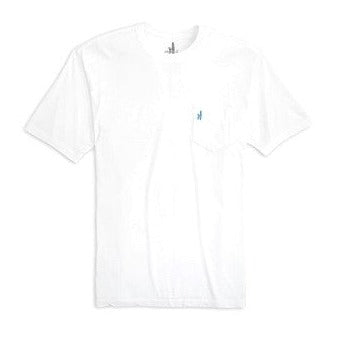 Dale 2.0 Pocket T-Shirt in White by Johnnie-O
