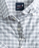 Ashworth Performance Button Up Shirt in Light Gray by Johnnie-O