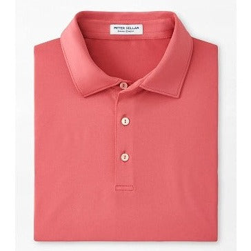 Solid Performance Jersey Polo in Cape Red by Peter Millar