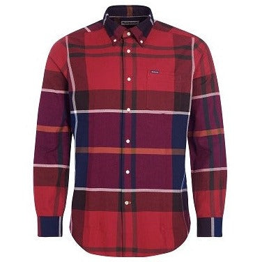 Barbour dunoon shirt red new arrivals