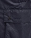 Ashby Wax Jacket in Navy by Barbour