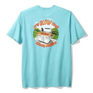 Its Glow Time Graphic T-Shirt in Milky Blue by Tommy Bahama, Milky Blue / X-Large