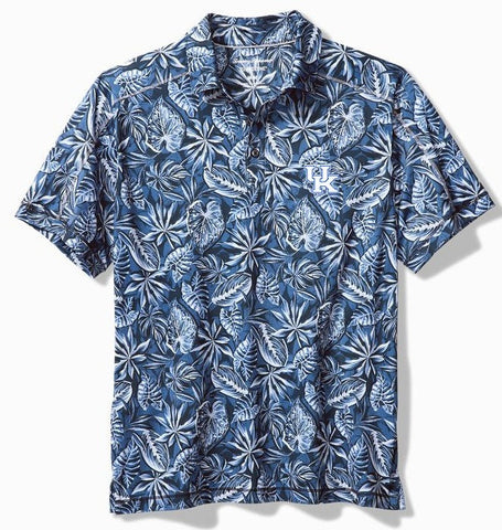 University of Kentucky Tropical Score Polo in Blue Note by Tommy Bahama