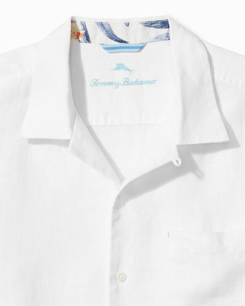 Tommy bahama discount white linen shirt