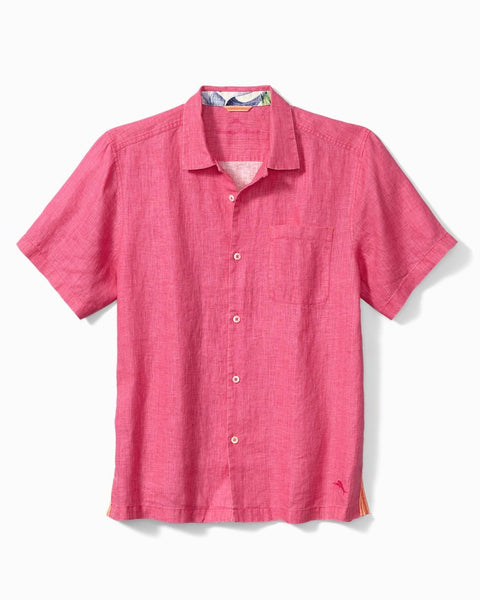 T-shirt Tommy Bahama Pink size S International in Cotton - 28926427