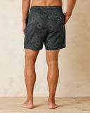 Naples Keep It Frondly 6-Inch Swim Trunks in Black by Tommy Bahama