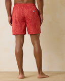 Naples Keep It Frondly 6-Inch Swim Trunks in Red Tulip by Tommy Bahama
