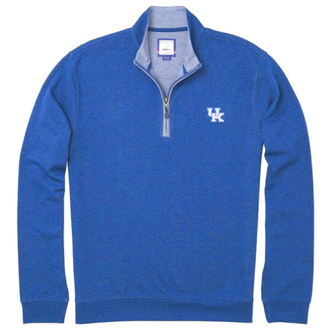 University of Kentucky Sully 1/4 Zip Pullover in Royal by Johnnie-O