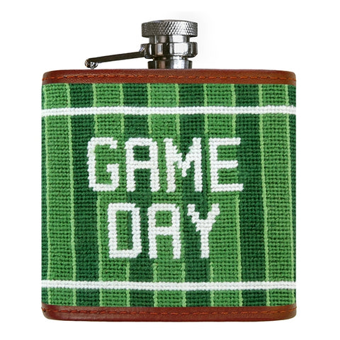 Game Day Needlepoint Flask by Smathers & Branson