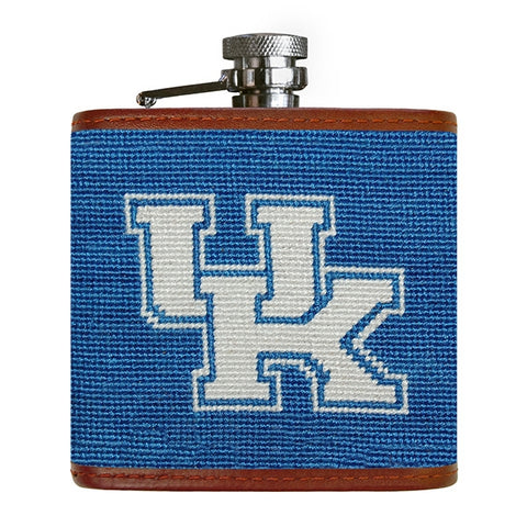 University of Kentucky Needlepoint Flask by Smathers & Branson