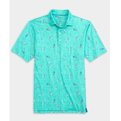 Jenkins Printed Polo in Cay by Johnnie-O