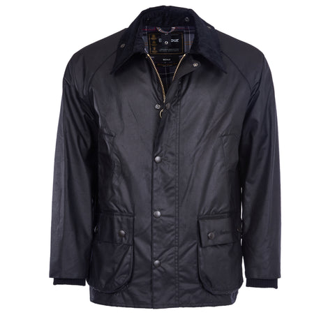 Bedale Wax Jacket in Black by Barbour