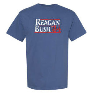 Reagan Bush 84 Tee in Blue by Logan's
