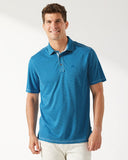 Paradiso Cove Polo in Deep Topaz by Tommy Bahama
