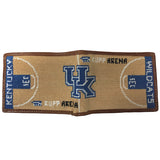 University of Kentucky Rupp Arena Floor Needlepoint Wallet by Smathers & Branson