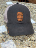 Single Barrel Bourbon Trucker Hat in Chocolate by Logan's of Lexington