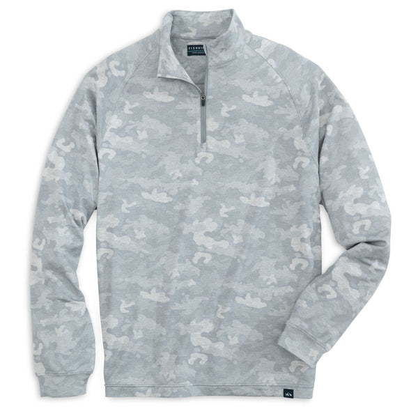 Quarter zip hot sale camo pullover