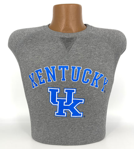 University of Kentucky Print Pamlico Sweatshirt in Charcoal by Johnnie-O