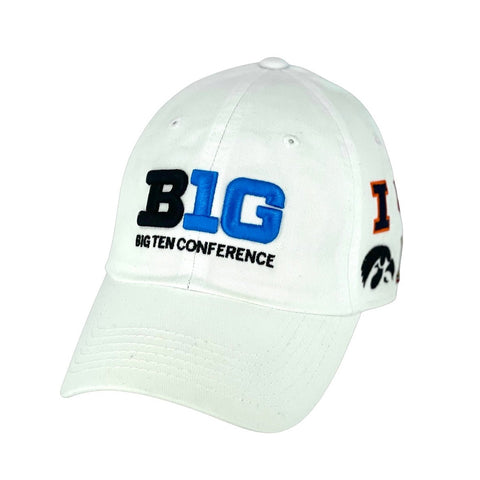 Big Ten Hat in White by Top of the World