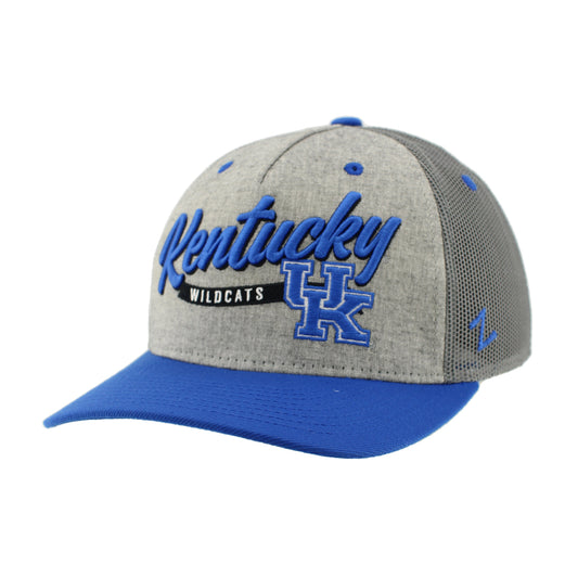University of Kentucky Origin Trucker Hat in Grey by Zephyr
