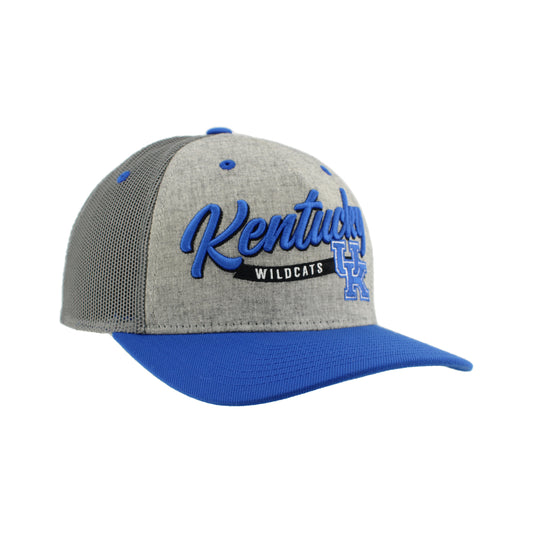 University of Kentucky Origin Trucker Hat in Grey by Zephyr