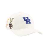 University of Kentucky SEC Hat in White by Zephyr - NEW TEAMS JUST ADDED!