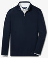 KPI Quarter Zip in Navy by Mizzen+Main