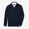 KPI Quarter Zip in Navy by Mizzen+Main