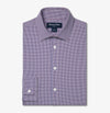Leeward Long Sleeve Dress Shirt in Mulberry Sam Plaid by Mizzen+Main