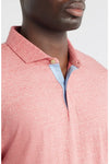 Starnes Heathered Blend Polo in Slate Rose by Johnnie-O
