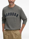 Essential Prep Logo Sweatshirt in Grey by Barbour