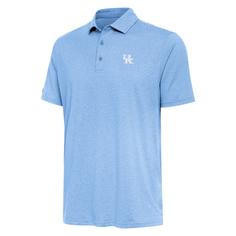 University of Kentucky Scheme Polo in Columbia Blue Heather by Antigua