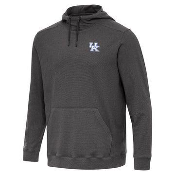 University of Kentucky Cloud Pullover Hood in Black Multi by Antigua
