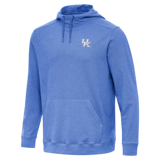 University of Kentucky Cloud Pullover Hood in Dark Royal Heather by Antigua