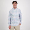 Tattersall Performance Cotton Shirt in Lavender Sky by Vineyard Vines