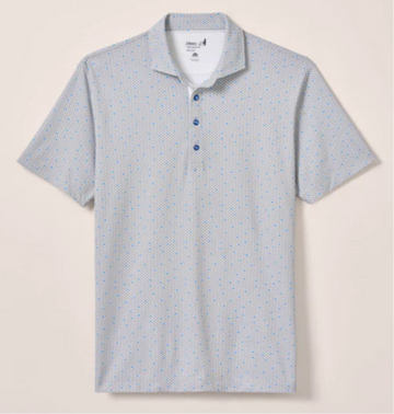 Poppy Performance Mesh Polo in Thunder by Johnnie-O