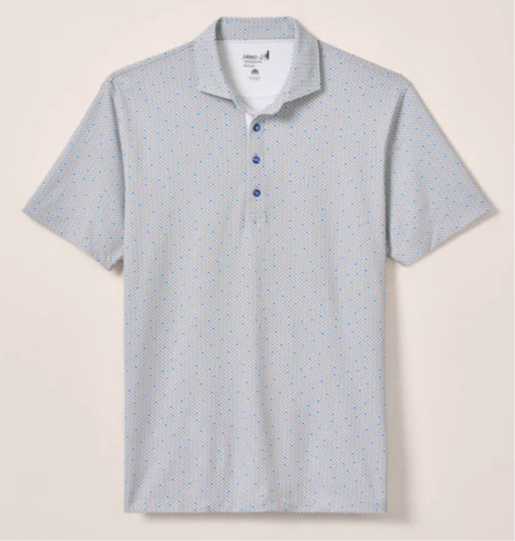 Poppy Performance Mesh Polo in Thunder by Johnnie-O