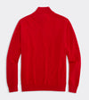 Tipped Boathouse Quarter-Zip in Red Velvet by Vineyard Vines